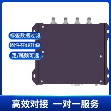 RFID四通道讀寫(xiě)器R2000多通道遠距離分體式超高頻標簽讀取讀卡器